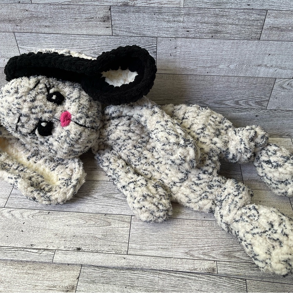 Plush Bunny Toy handmade Crochet Lovey